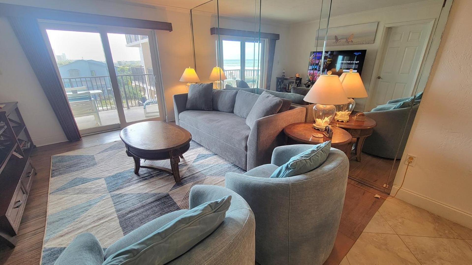 404 - Beautiful 2/2 Ocean View Leilighet New Smyrna Beach Eksteriør bilde